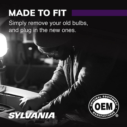 SYLVANIA - H11 XtraVision - High Performance Halogen Headlight Bulb, High Beam, Low Beam and Fog Replacement Bulb (Contains 2 Bulbs) (H11XV.BP2)