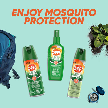 OFF! Deep Woods Insect Repellent V, 6 Oz, 2Ct