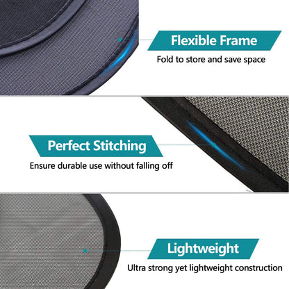 Set of 5 Car Sun Shades for Windows - Fits Most of Vehicles