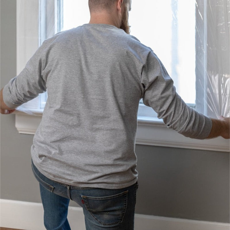 3 Pack Clear Plastic Rolled Window Insulation Kit, Max Strength 62" x 126"
