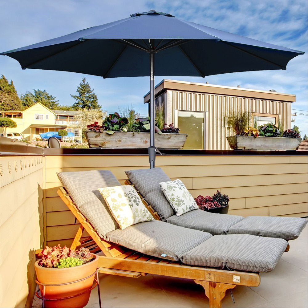 7.5FT Patio Umbrella with Push Button Tilt and Crank