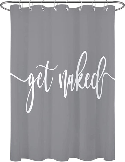  Get Naked Shower Curtain 