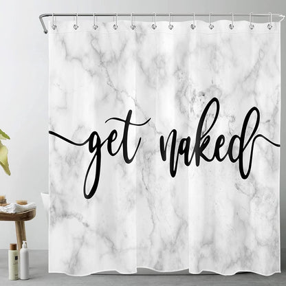  Get Naked Shower Curtain 