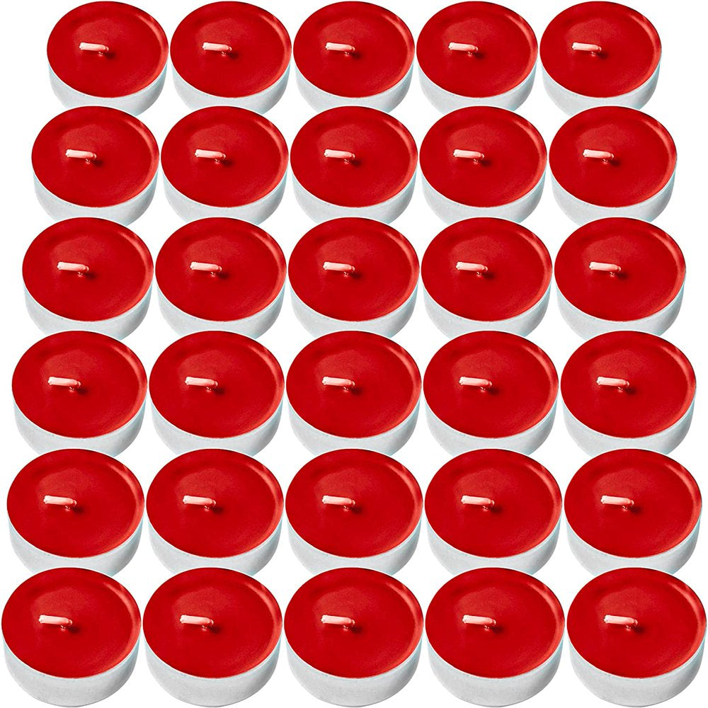 30 Apple Cinnamon Scented Tealight Candles