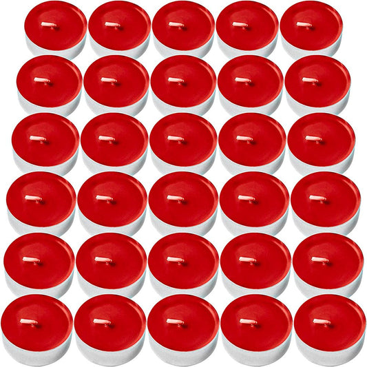 30 Apple Cinnamon Scented Tealight Candles