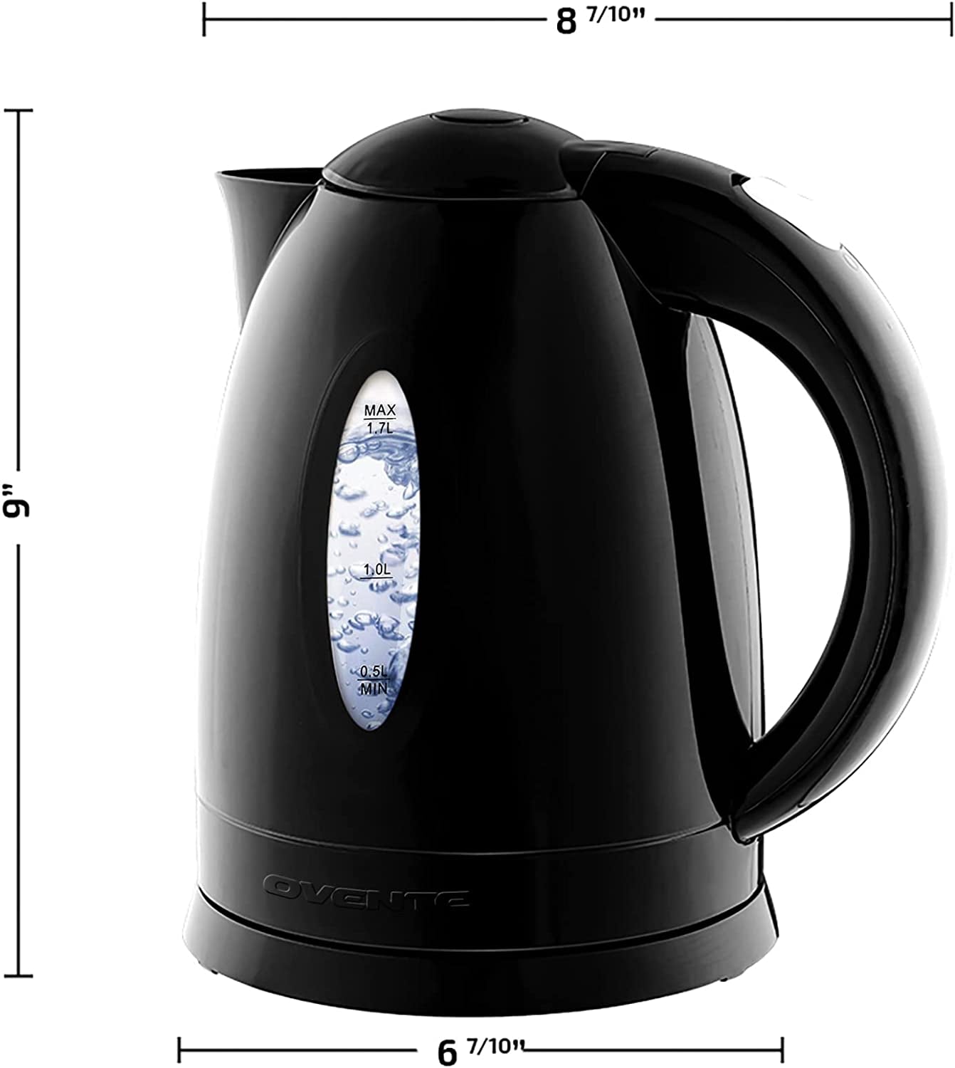 Electric Kettle - Cordless with Automatic Shut-Off and Boil Dry Protection