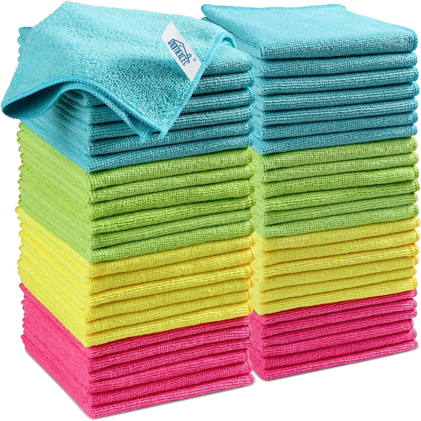 12 Pack Microfiber Cleaning Cloths,11.5"X11.5"