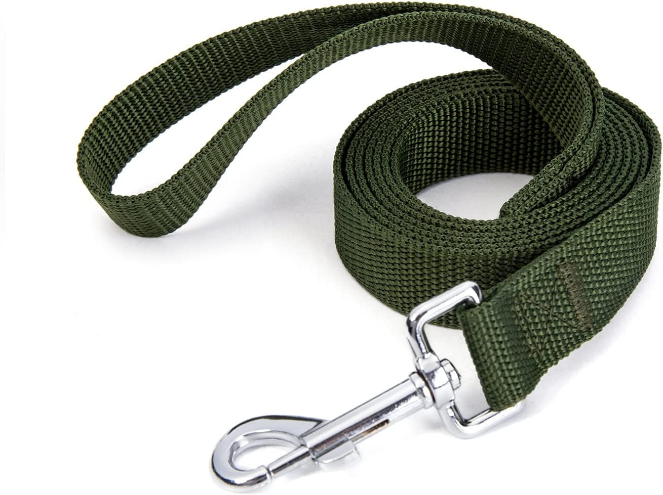 Strong Durable Nylon Dog Training Leash, Traction Rope, 10 Feet Long, 1 Inch Wide, for Small and Medium Dog 