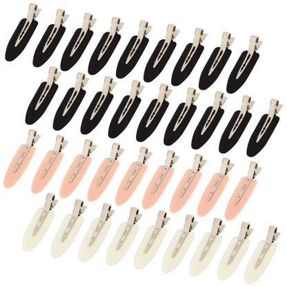 8 Pieces No bend / No Crease Hair Clips Styling Duck Bill Clips No Dent Alligator Hair Barrettes for Salon Hairstyle Hairdressing Bangs Waves Woman Girl Makeup Application