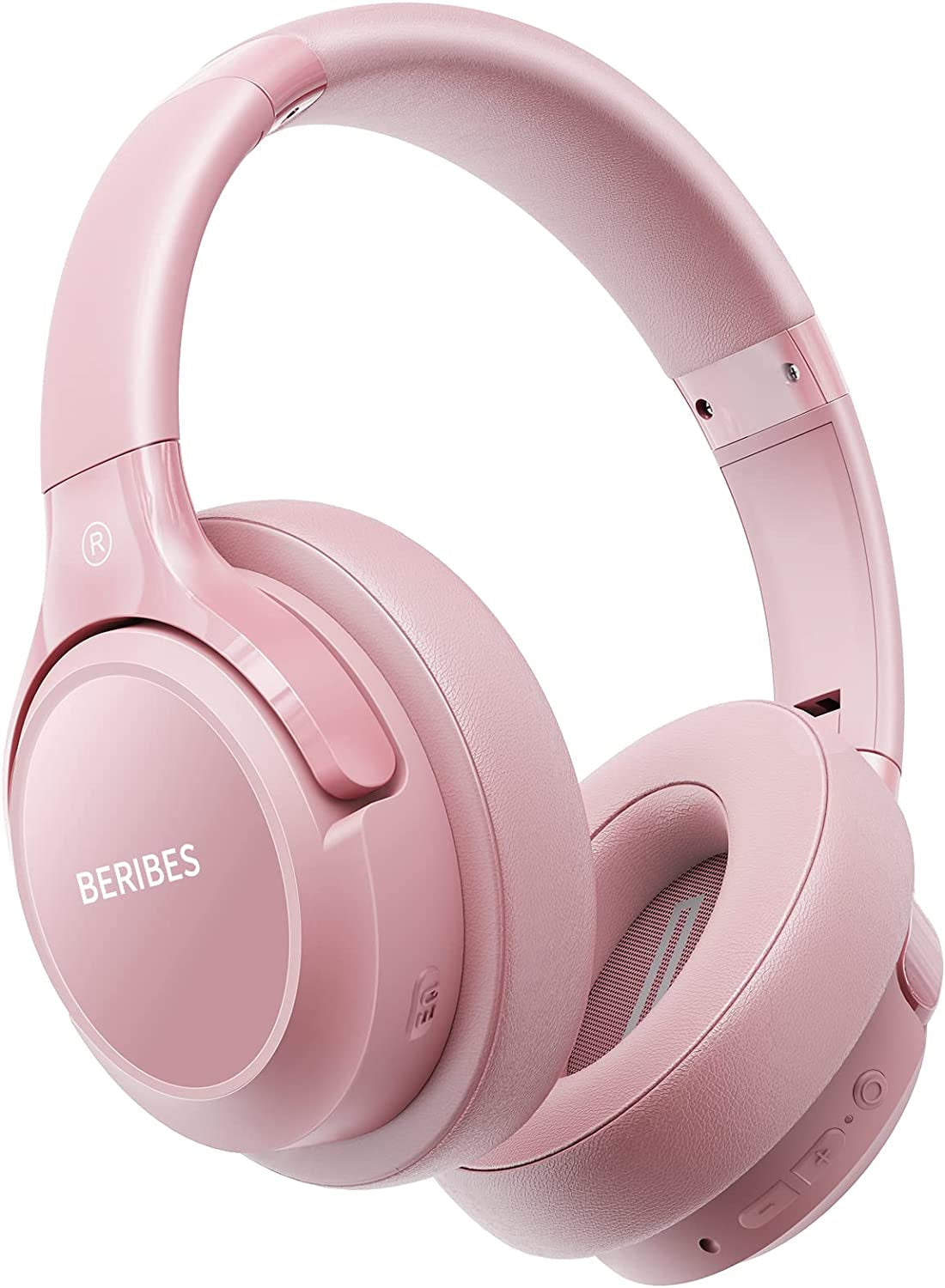 Bluetooth Headphones Over Ear, 65H Playtime and 3 EQ Music Modes Wireless Headphones with Microphone