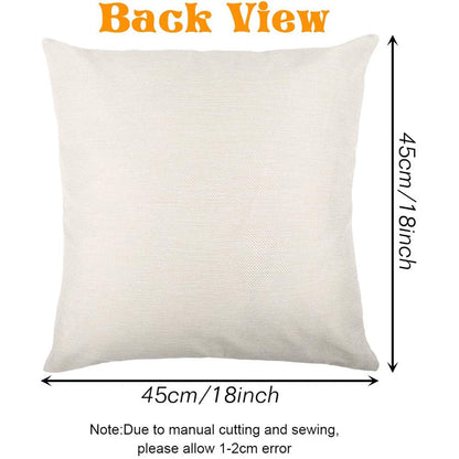 Fall Pillow Covers Sage Green Throw Pillows 18X18 Set of 4 Outdoor Fall Pillow Covers Fall Decorations, Pumpkin Farmhouse Pillow Case for Sofa Couch Thanksgiving Decorations Fall Decor