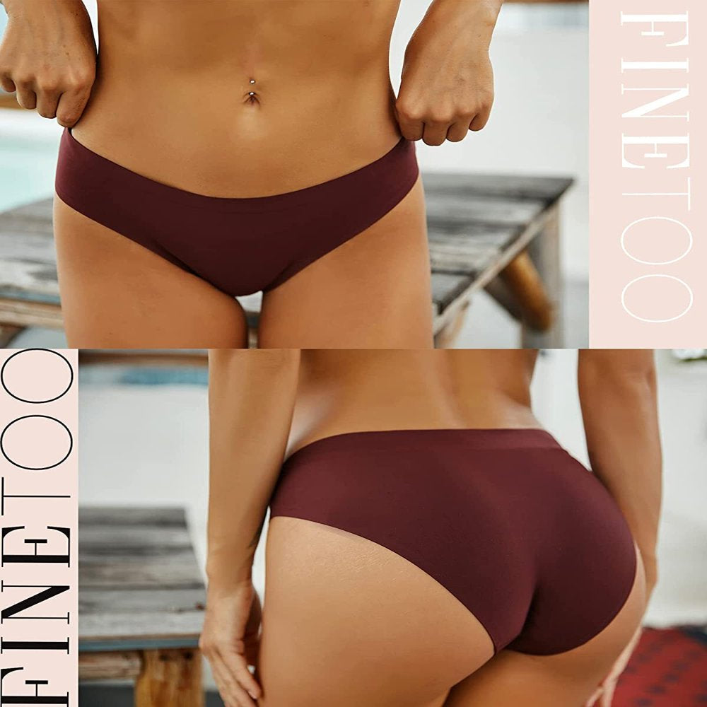 10 Pack Seamless No Show Underwear for Women