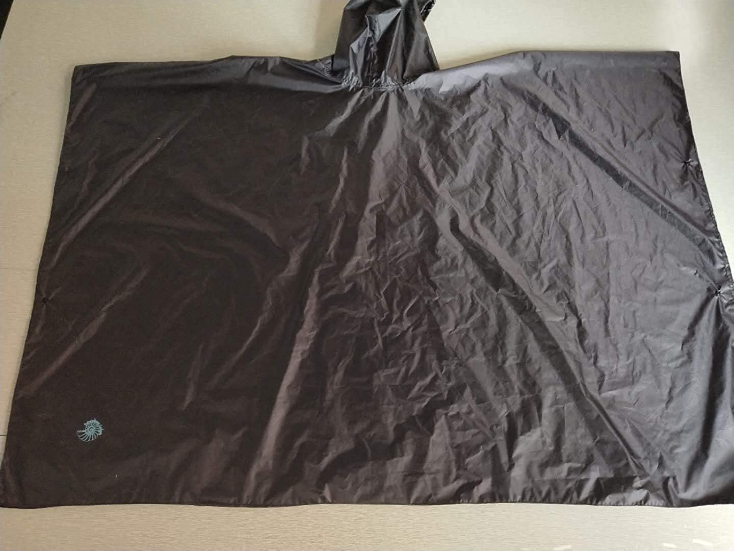  Black Rain Poncho - Waterproof Rain Gear for Women - Lightweight Travel Poncho