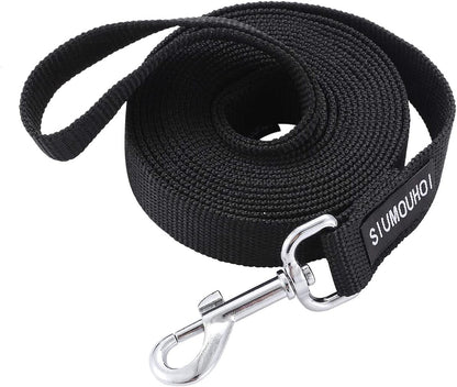 Strong Durable Nylon Dog Training Leash, Traction Rope, 10 Feet Long, 1 Inch Wide, for Small and Medium Dog 
