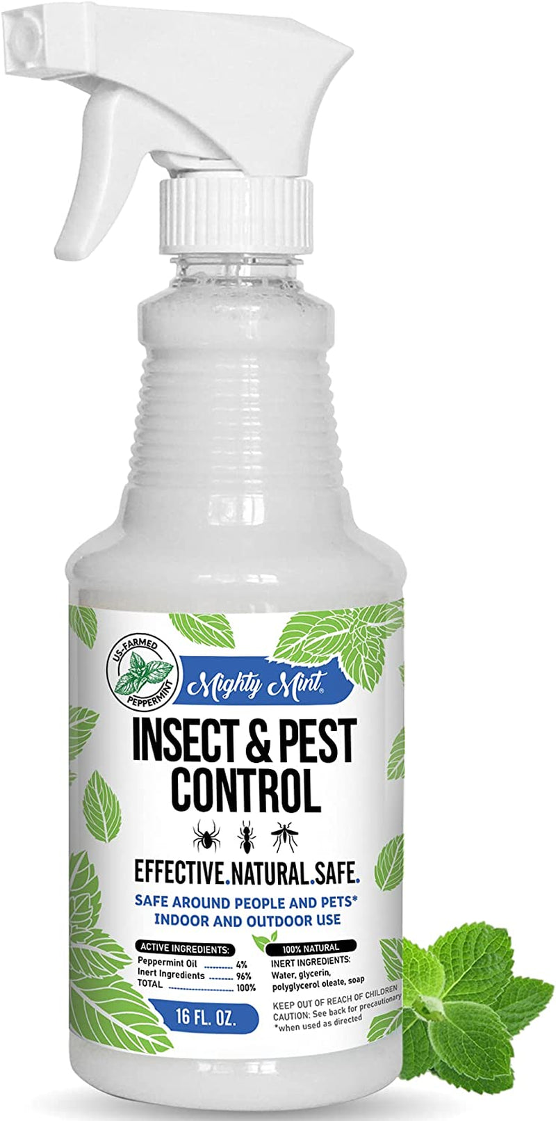Mighty Mint - 16oz Insect and Pest Control Peppermint Oil - Natural Spray for Spiders, Ants, and More