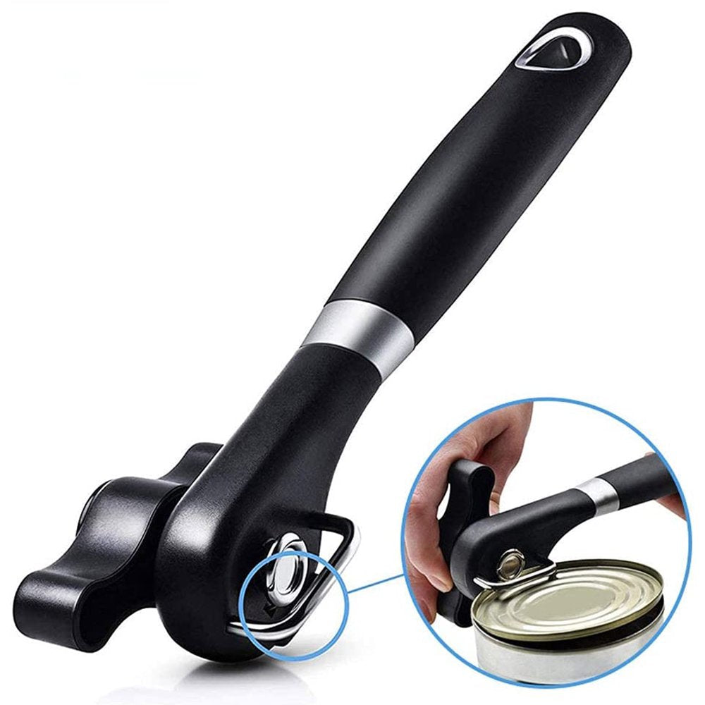Can Opener Manual Cutting Can Opener Safe Smooth Edge Stainless Steel Ergonomic Can Opener Kitchen Restaurant