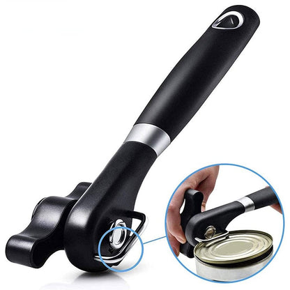 Can Opener Manual Cutting Can Opener Safe Smooth Edge Stainless Steel Ergonomic Can Opener Kitchen Restaurant