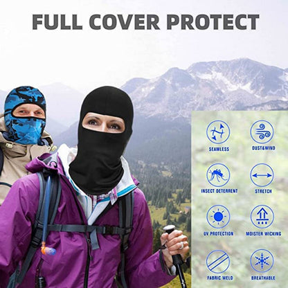 6 Pack Ski Masks - Balaclava Face Masks - Outdoor Full Cover Protection
