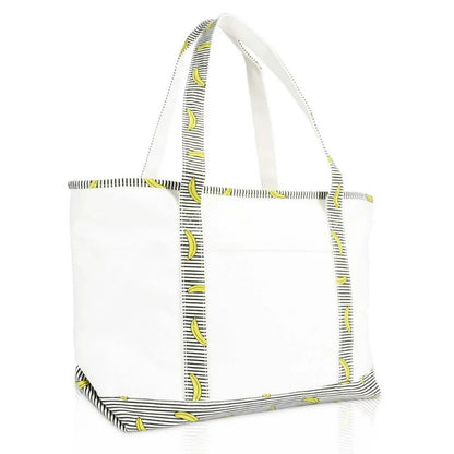 23" Large Heavy Duty 24 Oz. Cotton Canvas Shopping Tote Bag 