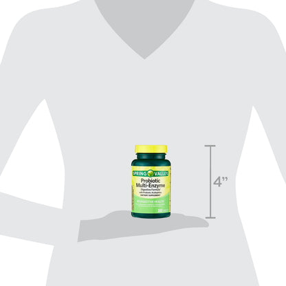 Probiotic Multi-Enzyme Digestive Formula Tablets, 200 Count