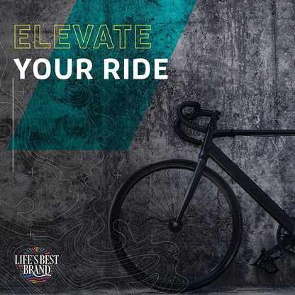  Saddle Style Bicycle Accessory - Universal Fit Comfortable Seating - for Pain Free Riding - Installs Easily On Mountain Bike, Cruiser, Exercise, Spin, & Kids Bikes