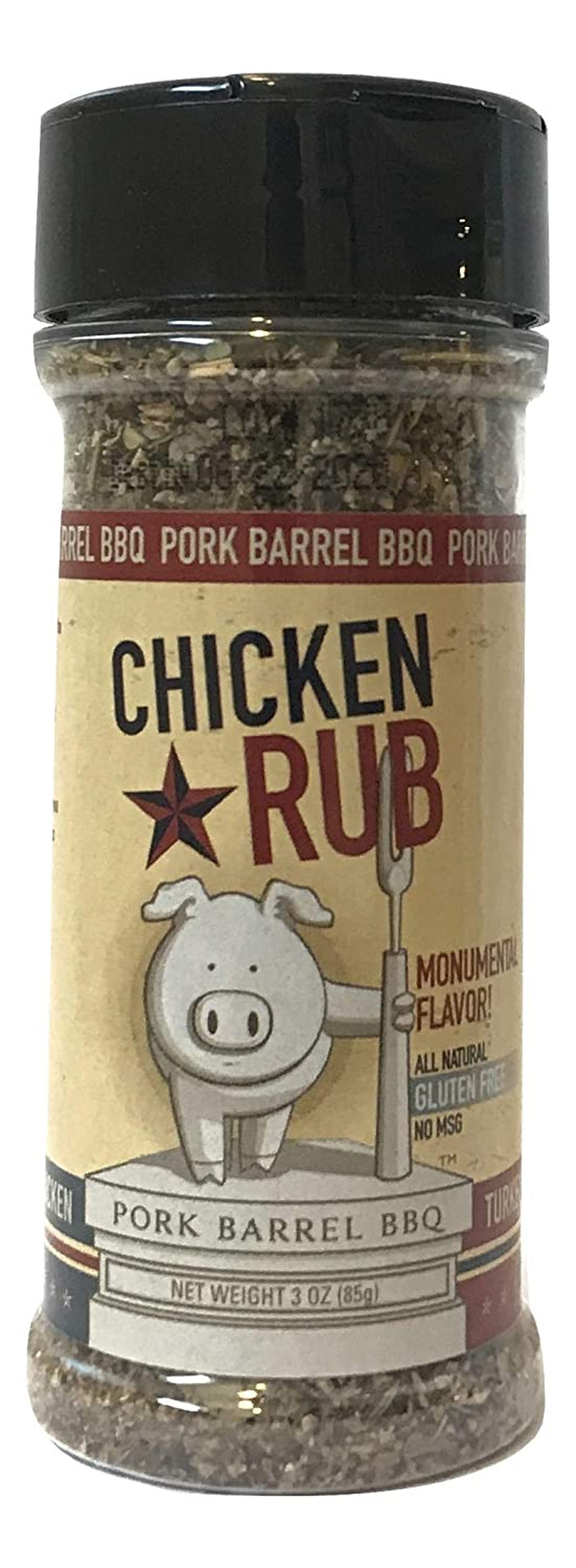 Grilling Gifts for Men - Pork Barrel BBQ Rubs and Spices Set - BBQ Gift Pack - Grill Holiday Spice Bundle: Pork Rub, Steak Seasoning and BBQ Rub, and Chicken Seasoning and BBQ Rub