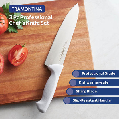 Tramontina Pro-Series 3 Piece Chefs Knife Set