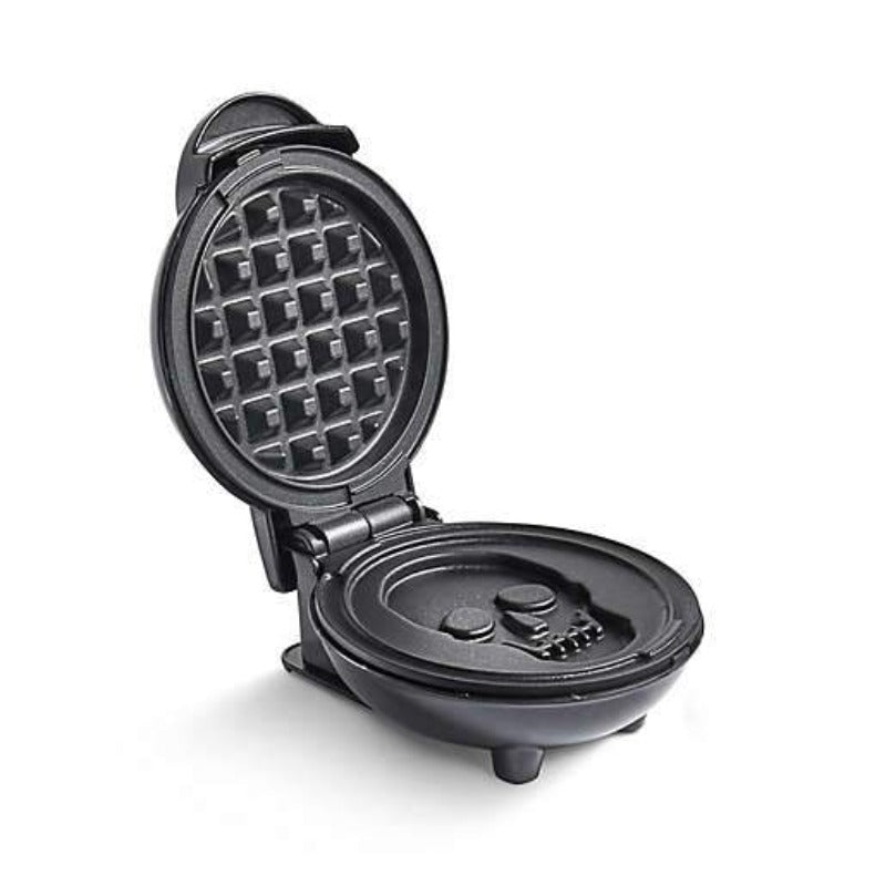 Holiday Mini Waffle Maker Machine for Individual, Paninis, Hash Browns, Keto, Chaffles, and More