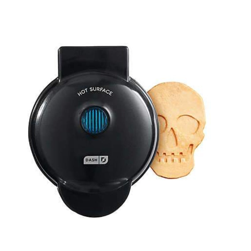 Holiday Mini Waffle Maker Machine for Individual, Paninis, Hash Browns, Keto, Chaffles, and More