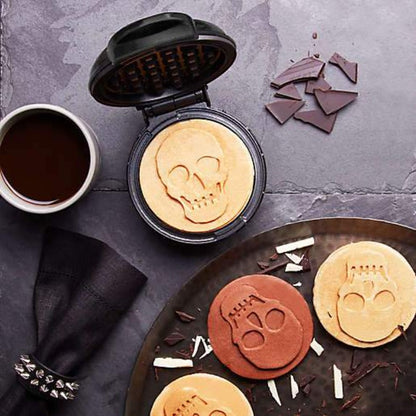 Holiday Mini Waffle Maker Machine for Individual, Paninis, Hash Browns, Keto, Chaffles, and More