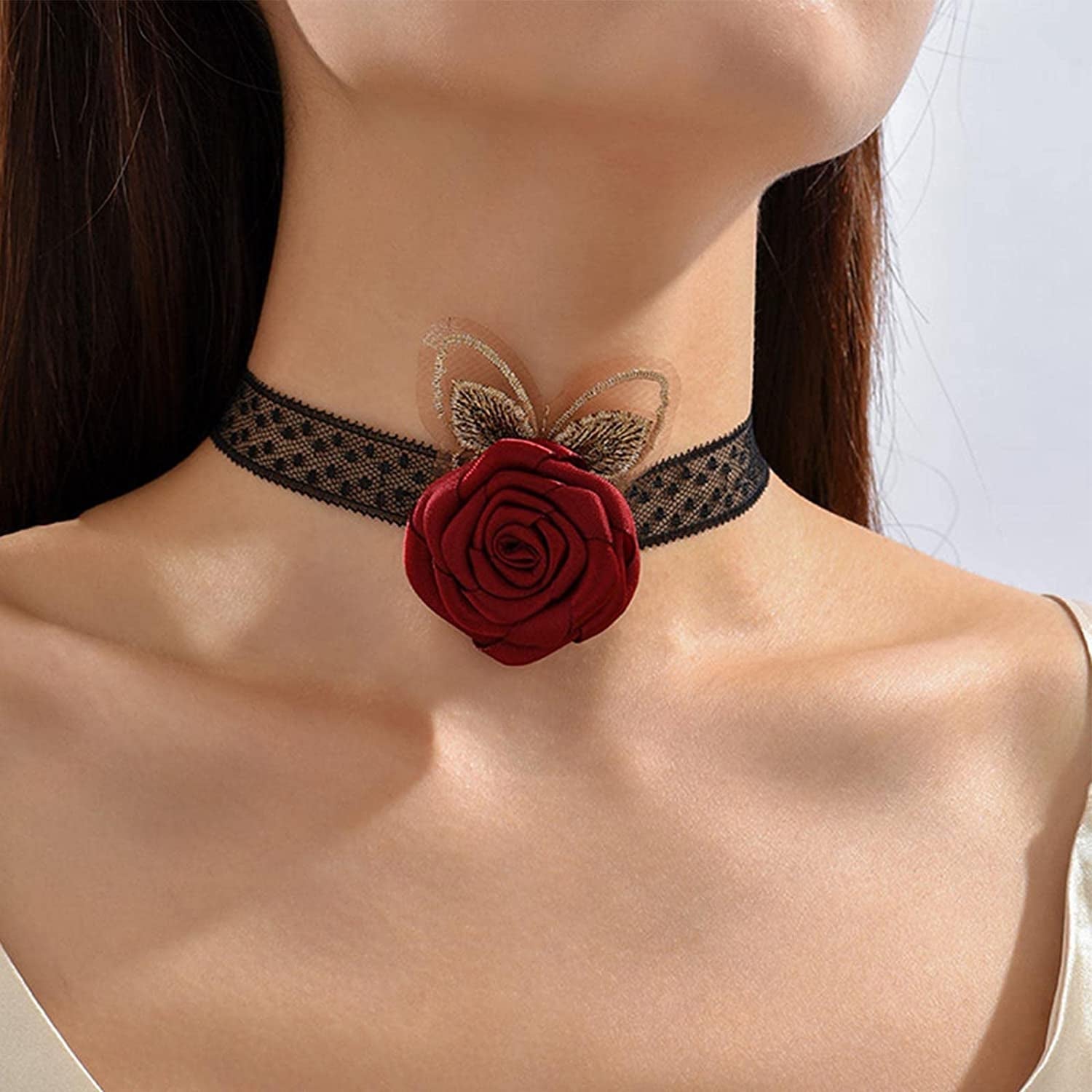  Rose Choker  for Women 