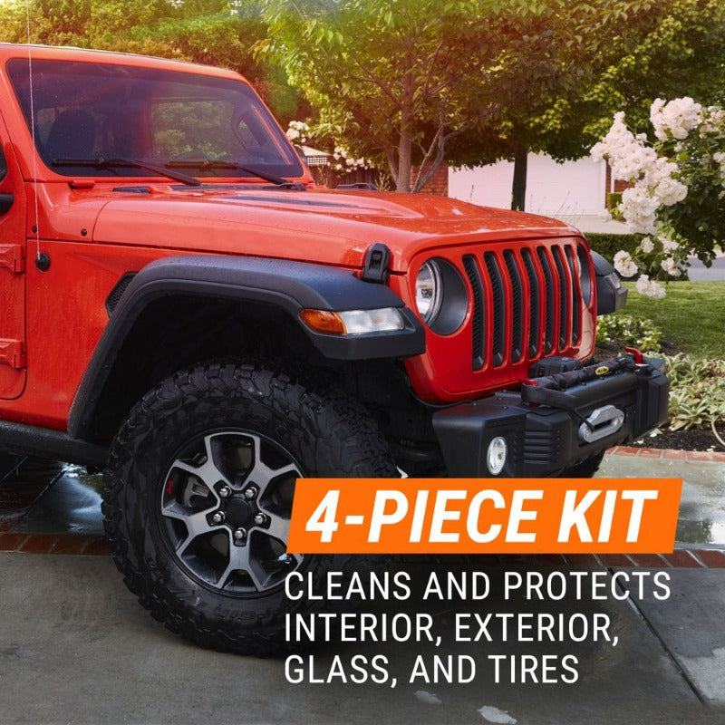 4 Piece Armor All Complete Car Care Kit 
