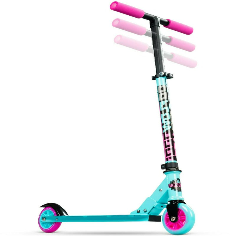  Fully Assembled & Ready-To-Ride Folding Kids Inline Kick Scooter - Lightweight Height Adjustable 