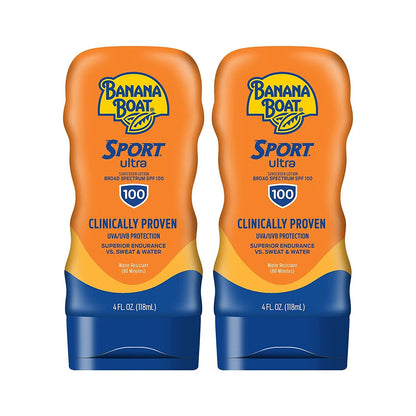 Banana Boat Sport Ultra, Broad Spectrum Sunscreen Spray, SPF 100