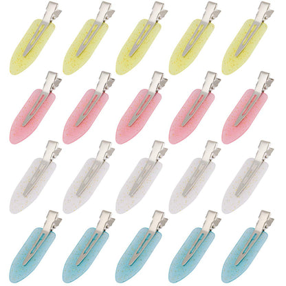 8 Pieces No bend / No Crease Hair Clips Styling Duck Bill Clips No Dent Alligator Hair Barrettes for Salon Hairstyle Hairdressing Bangs Waves Woman Girl Makeup Application
