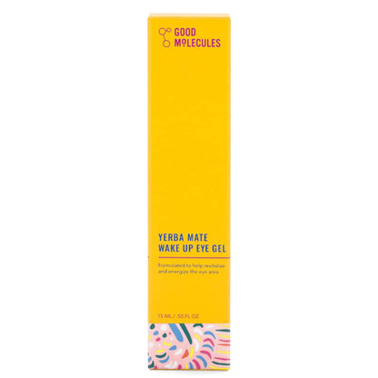 Yerba Mate Wake Up Eye Gel 15ml/.5oz- Yerba Mate and Caffeine to Minimize Puffiness, Tired Eyes, and Swelling - Hyaluronic Acid to Moisturize, Plump, and Smooth - Skin Care For Face