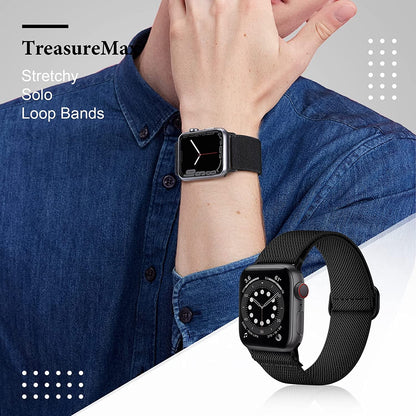 4 Pack Stretchy Bands Compatible for Apple Watch 