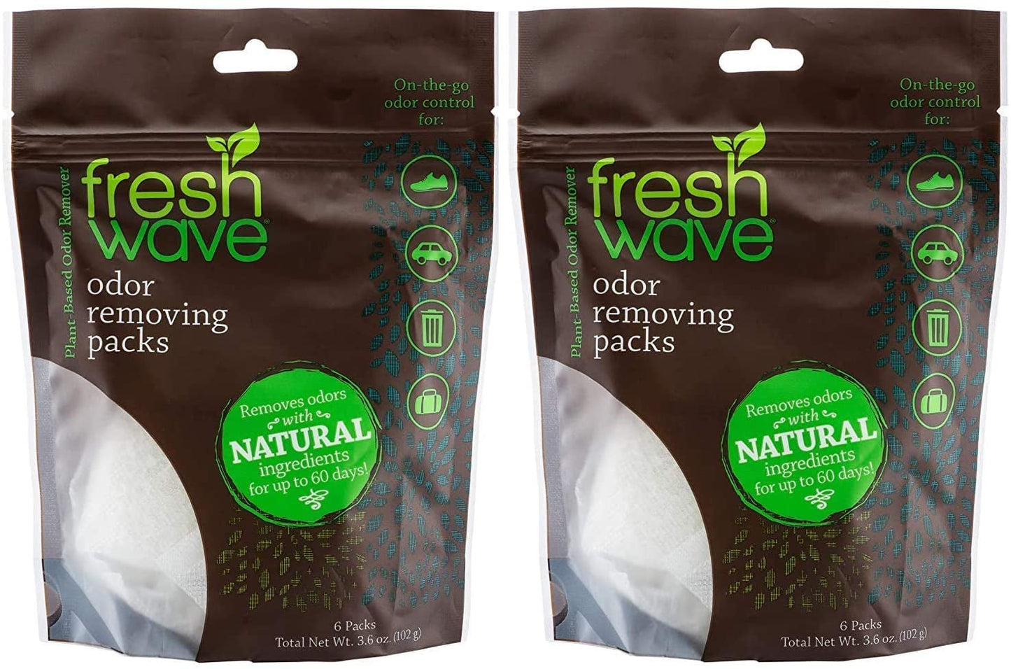 Fresh Wave Lavender Odor Eliminating & Deodorizing Packs | Bag of 6 | 