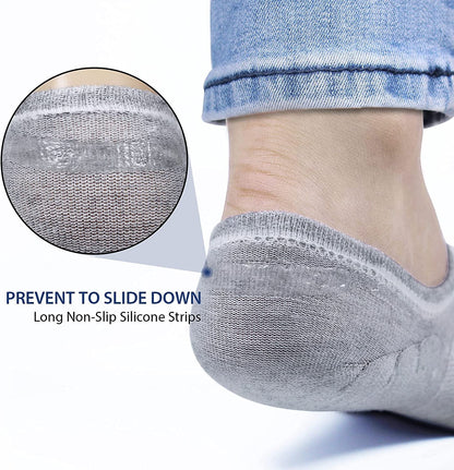 6 Pair Pack Womens No Show Sock