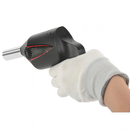 BBQ Air Blower, Manual Operated Start a Fire Quicker and Easier Grill Barbecue Tool for Outdoor Barbecue and Picnic Charcoal Grill