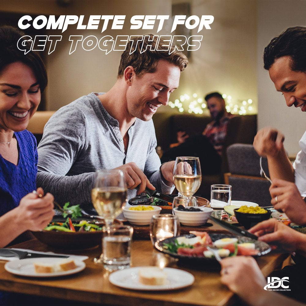 8 Piece Steal Knives Set - Stainless Steel and Dishwasher Safe