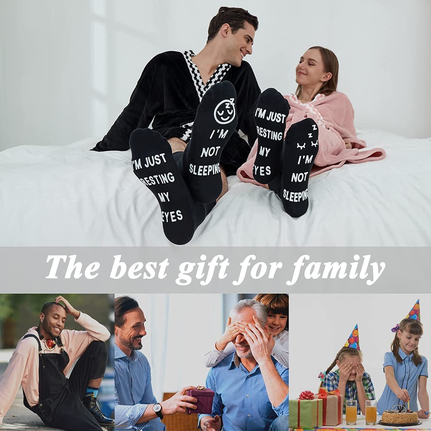  Gifts for Men Dad Father Husband Grandpa Mens Socks Gifts For Him,Funny Socks Gift Ideas for Fathers Day