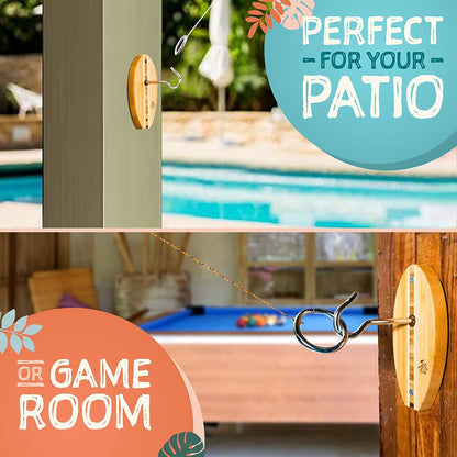 Tiki Toss Ring Toss Game for Adults & Kids 