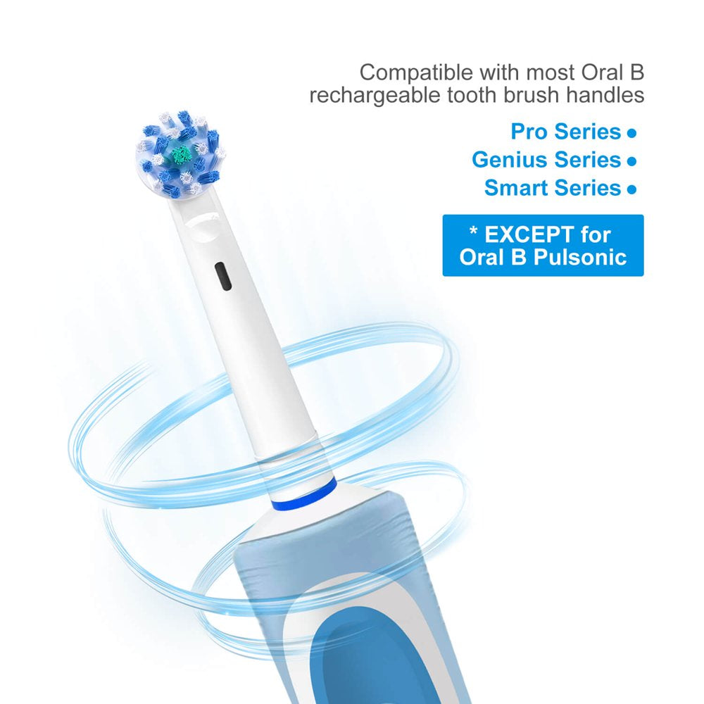 16 Pack of Electric Toothbrush Replacement Heads Compatible with Oral B