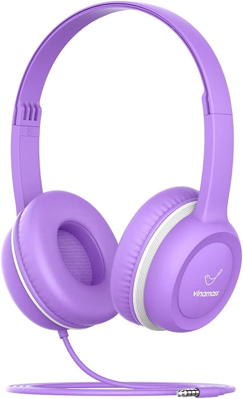  Wired Headphones with Safe Volume Limiter, Adjustable and Flexible for Kids