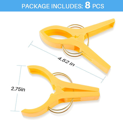 Beach Towel Clips (Pack of 8)