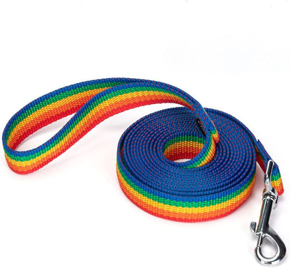 Strong Durable Nylon Dog Training Leash, Traction Rope, 10 Feet Long, 1 Inch Wide, for Small and Medium Dog 
