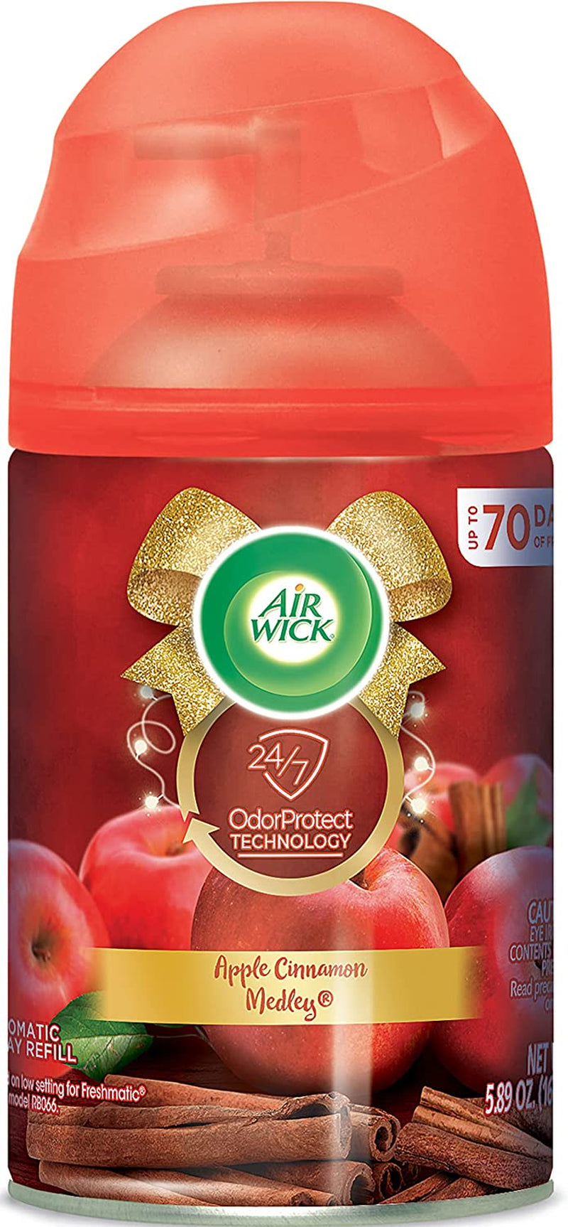 Air Wick Automatic Air Freshener Spray Refill, 2ct, Summer Delights, Odor Neutralization, Essential Oils