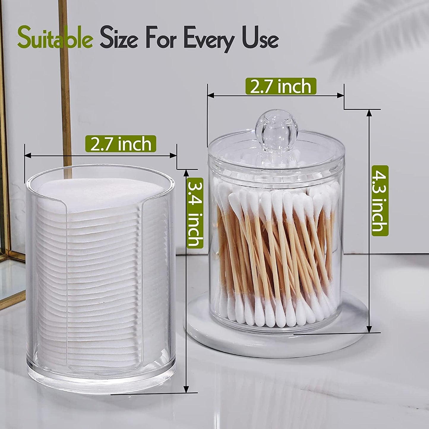 4 Pcs Canister Storage Organization