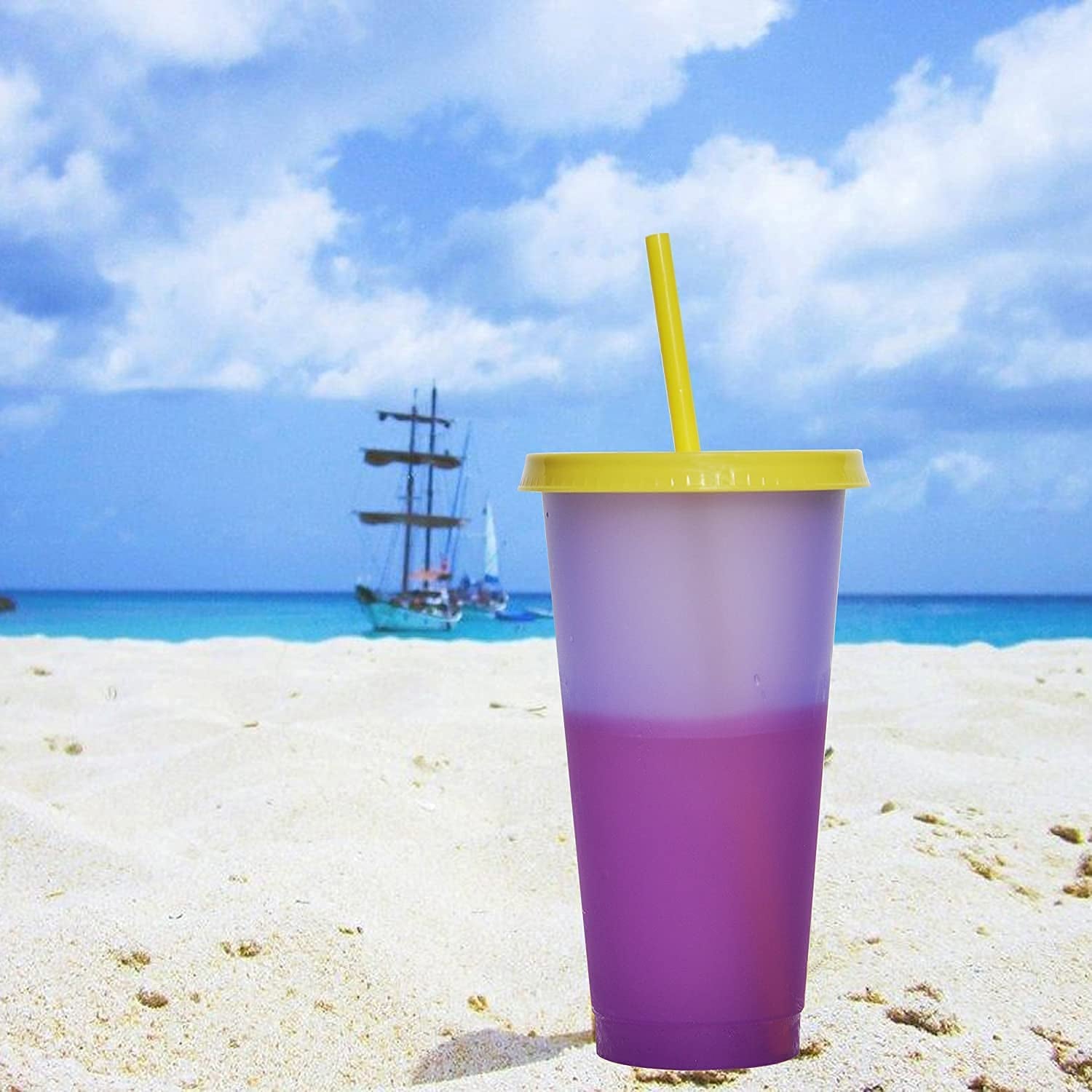5pcs 24oz Color Changing cups 